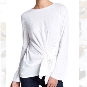 Abound Knot Front Tie Long Sleeve Tee